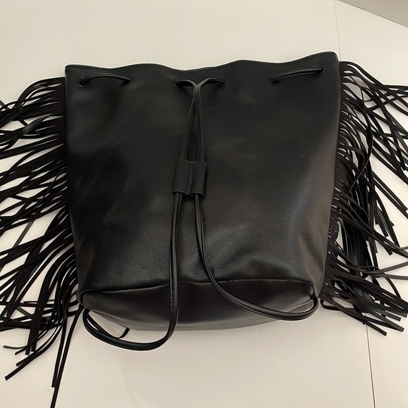Victorias Secret Fringe Drawstring Backpack - Picture 8 of 12